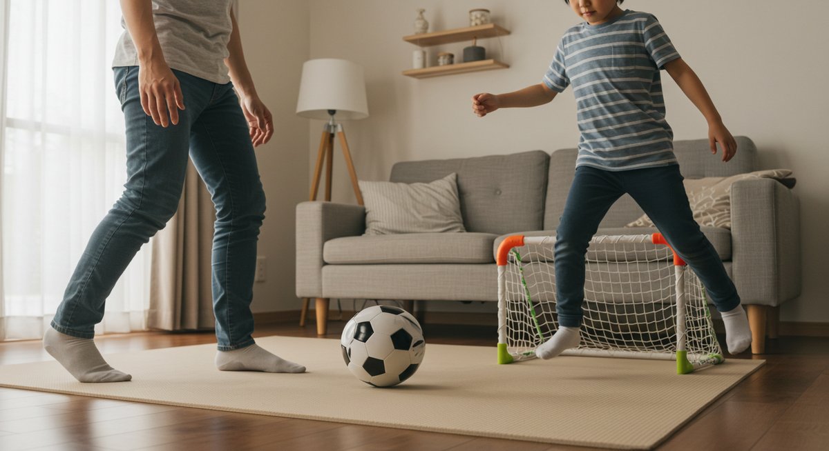 サッカー 室内練習
