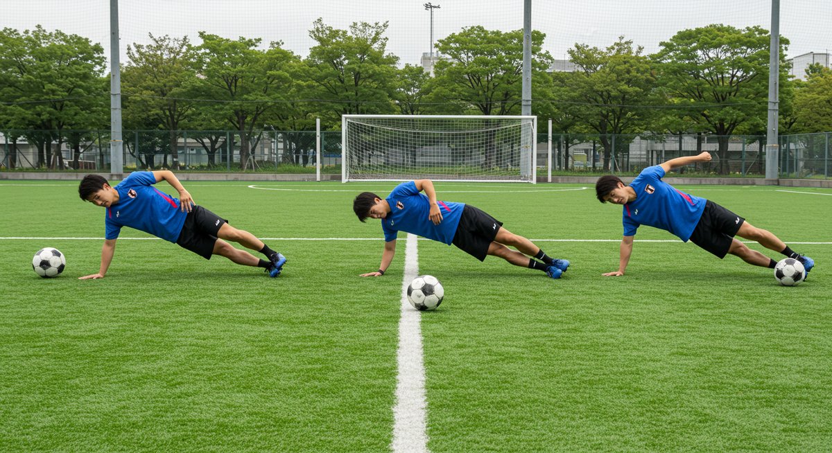 サッカーの体幹トレーニング