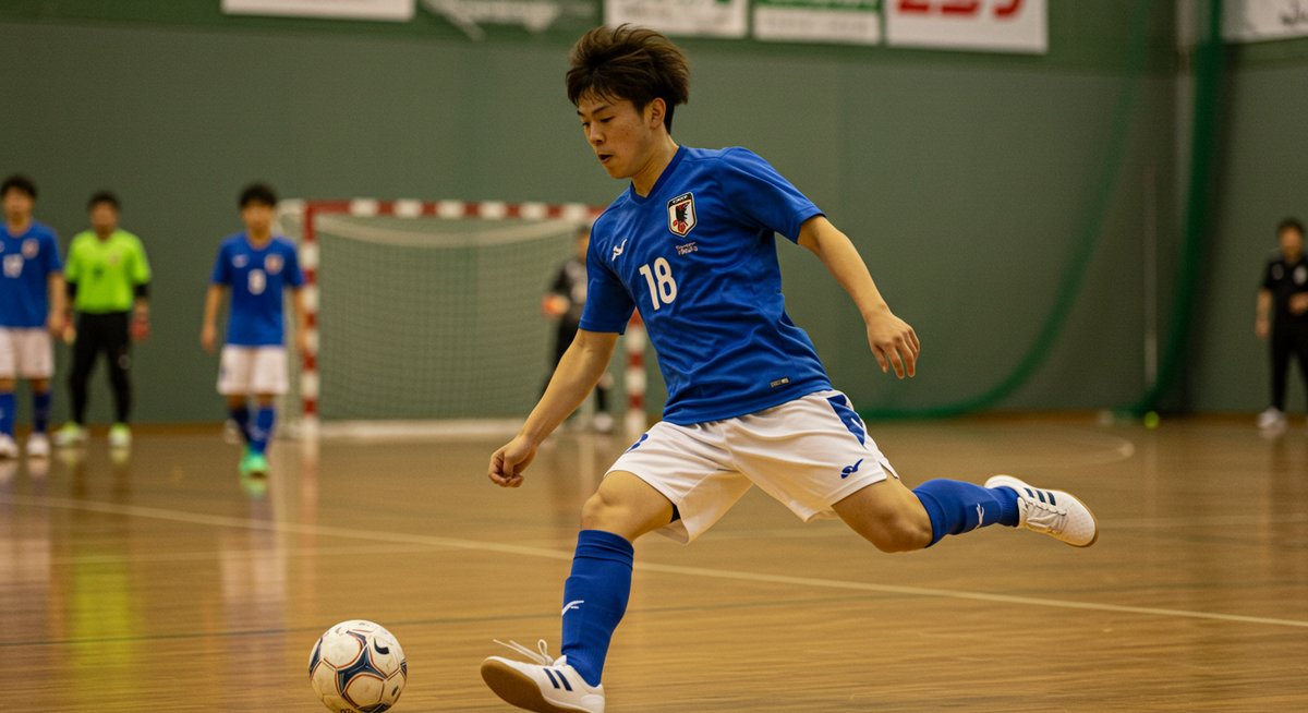 サッカーカーブ蹴り方