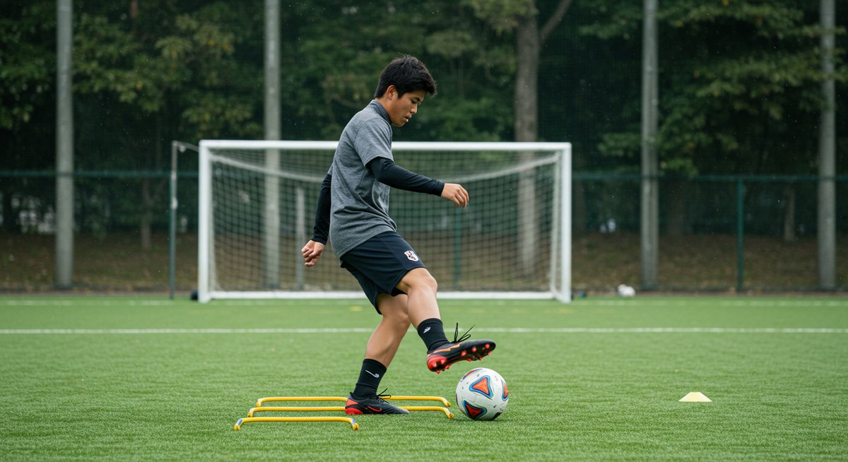 シュートサッカーコツ