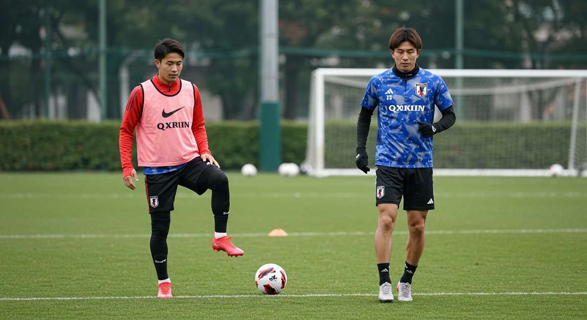サッカーのストレッチ