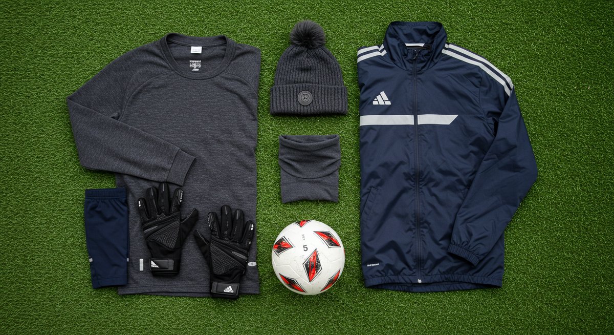 サッカー 冬 服装